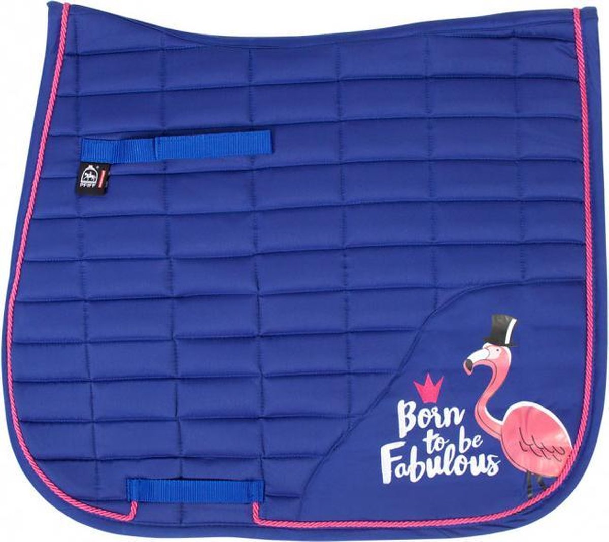 Pfiff Dressuur sjabrak Fabulous Flamingo blauw full