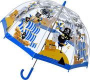 Transparante kinderparaplu met piraatjes - Ahoy - Bugzz