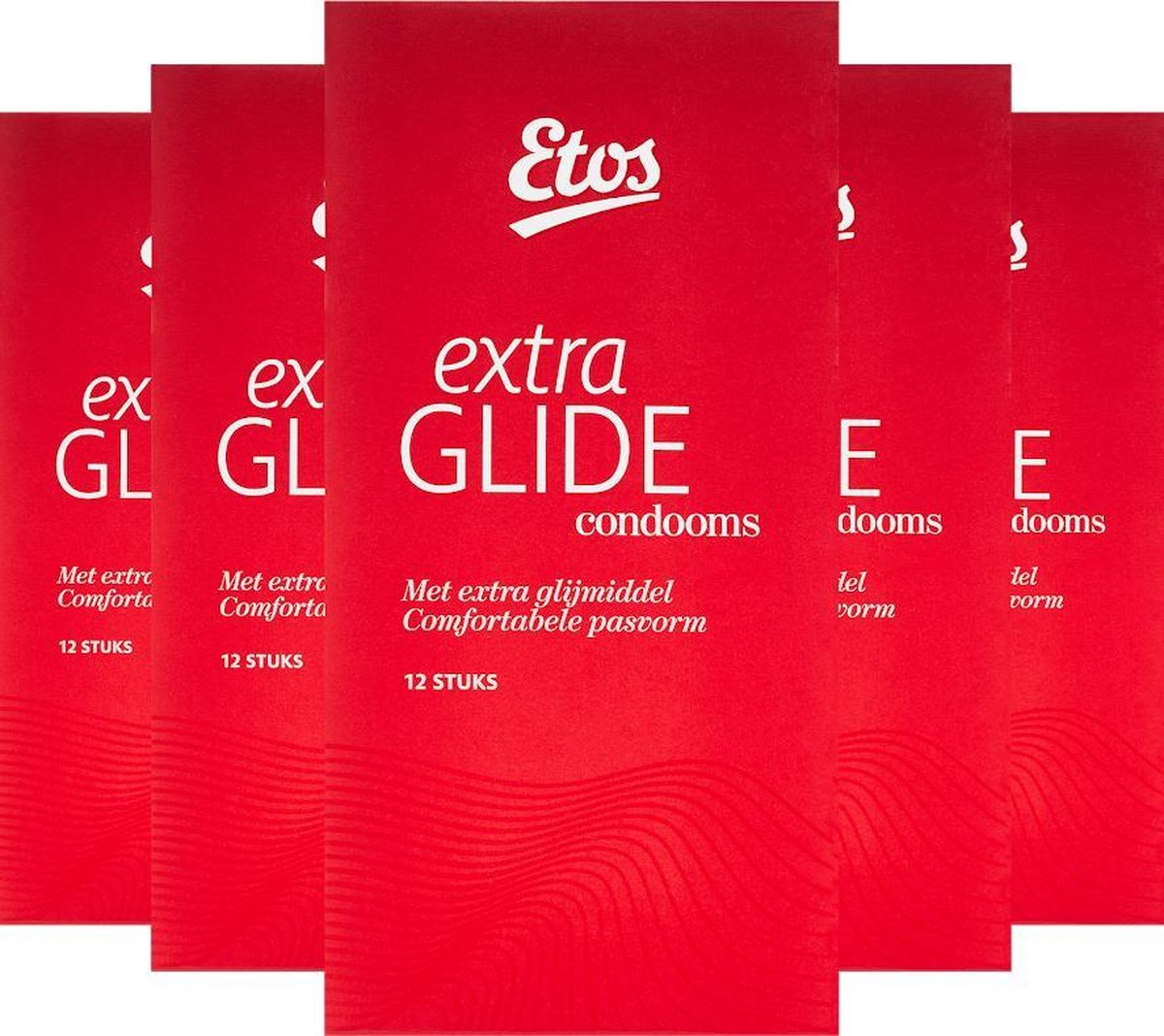 Etos Condooms  Extra Glijmiddel - 60 stuks (5 x 12 stuks)