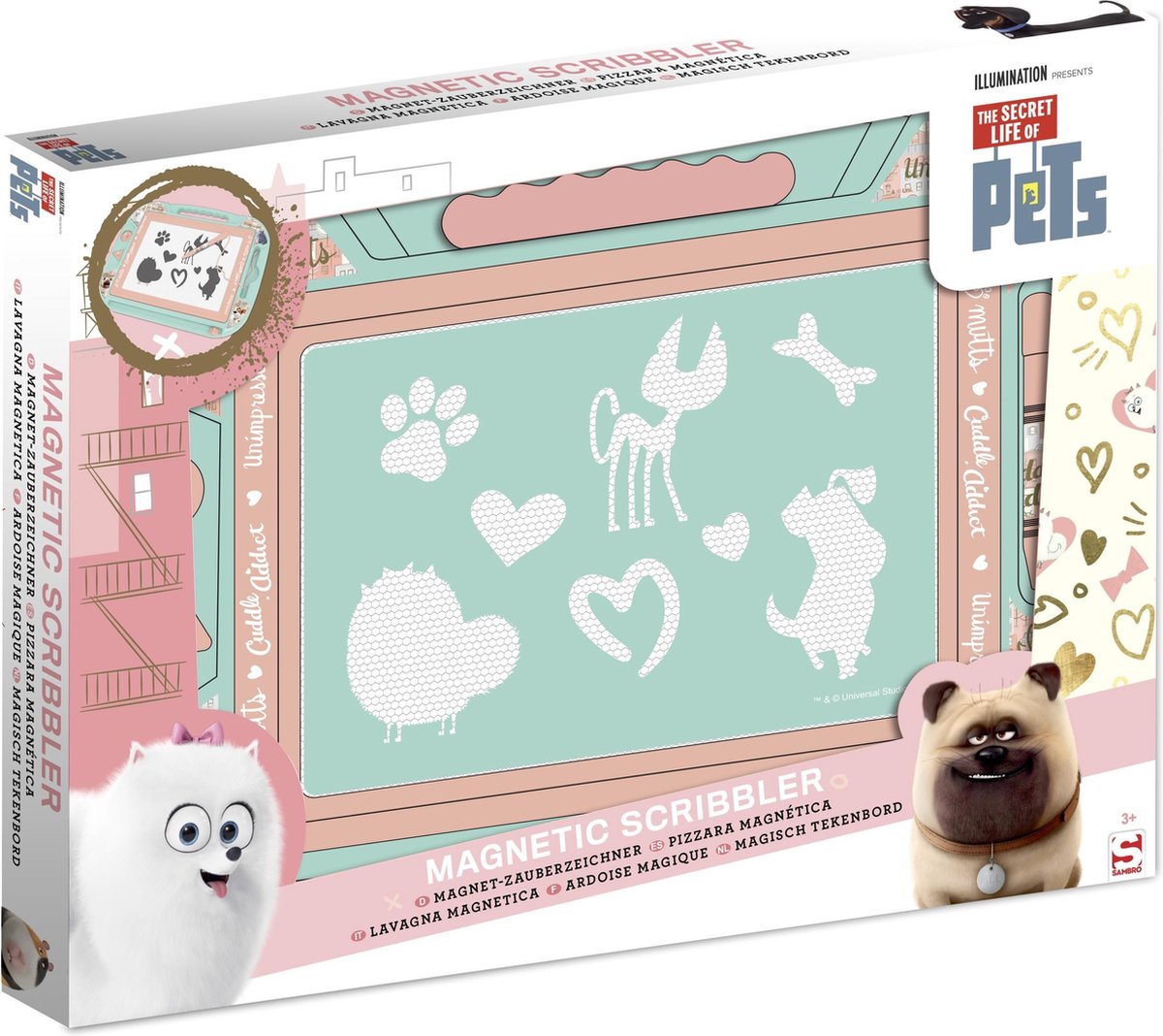 Secret Life of Pets Large Magnetic Scribbler