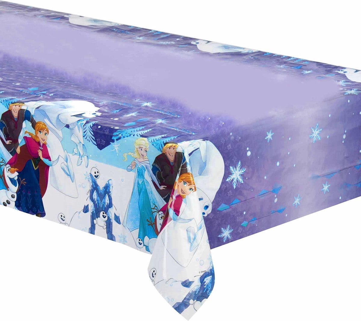 PROCOS - Plastic paars Frozen tafelkleed - Decoratie > Tafelkleden