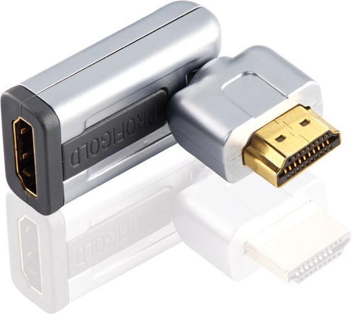 Profigold Rotatable High Speed HDMI Zilver