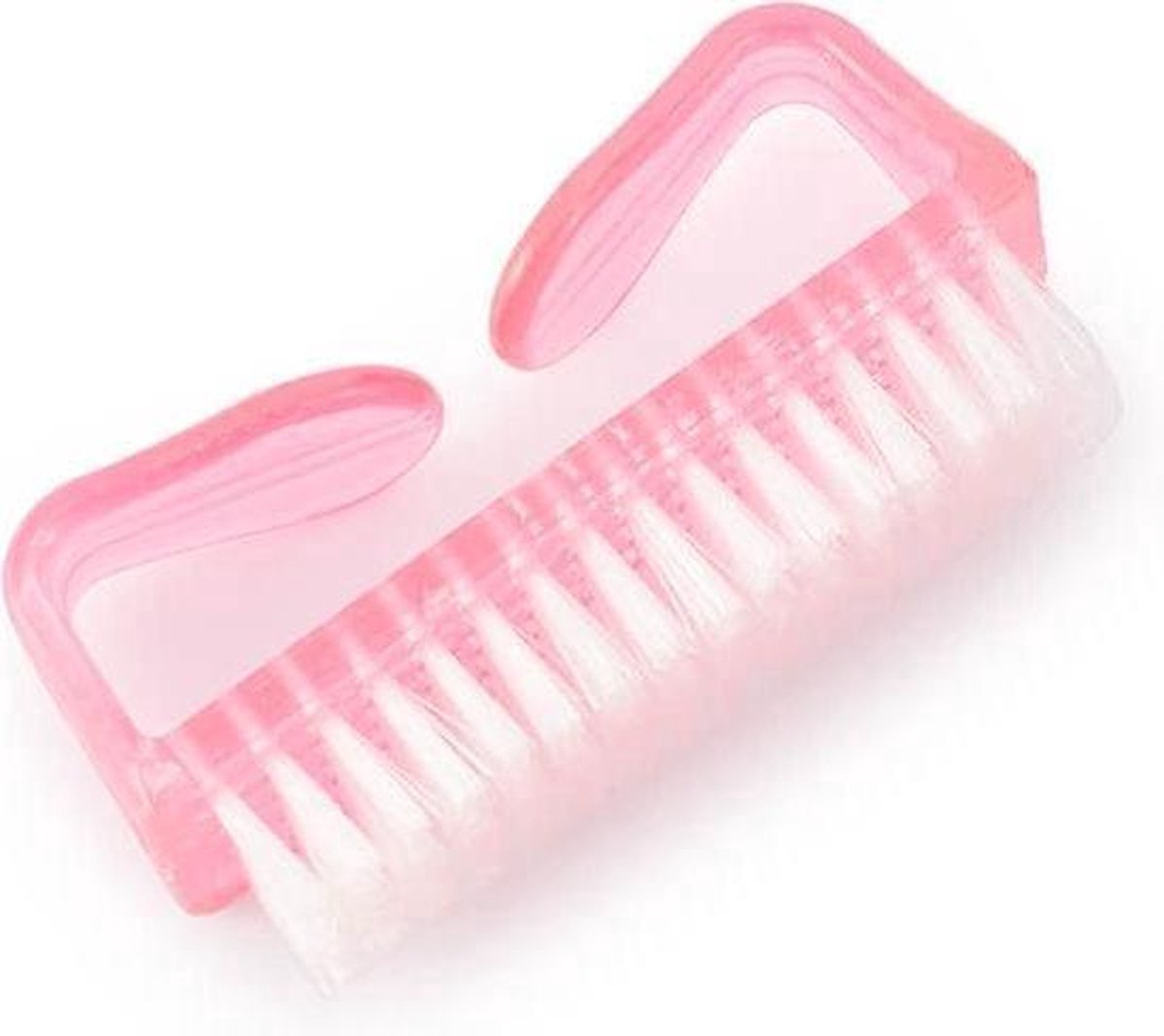 IRSA MINI Nagelborstel - Manicureborstel - stofborsteltje voor nagels - Roze (1 Stuk)