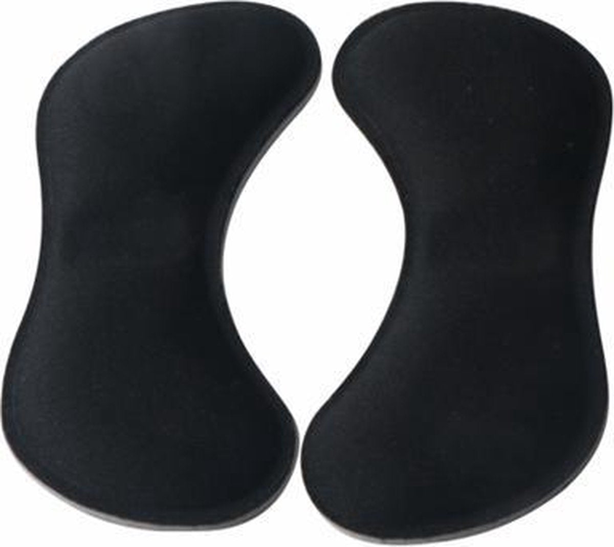3 Paar zwart - Hielbeschermers - Zelfklevend - Voorkomt blaren - One size - Voor hakken & schoenen - Hielpijn - Hielkussen
