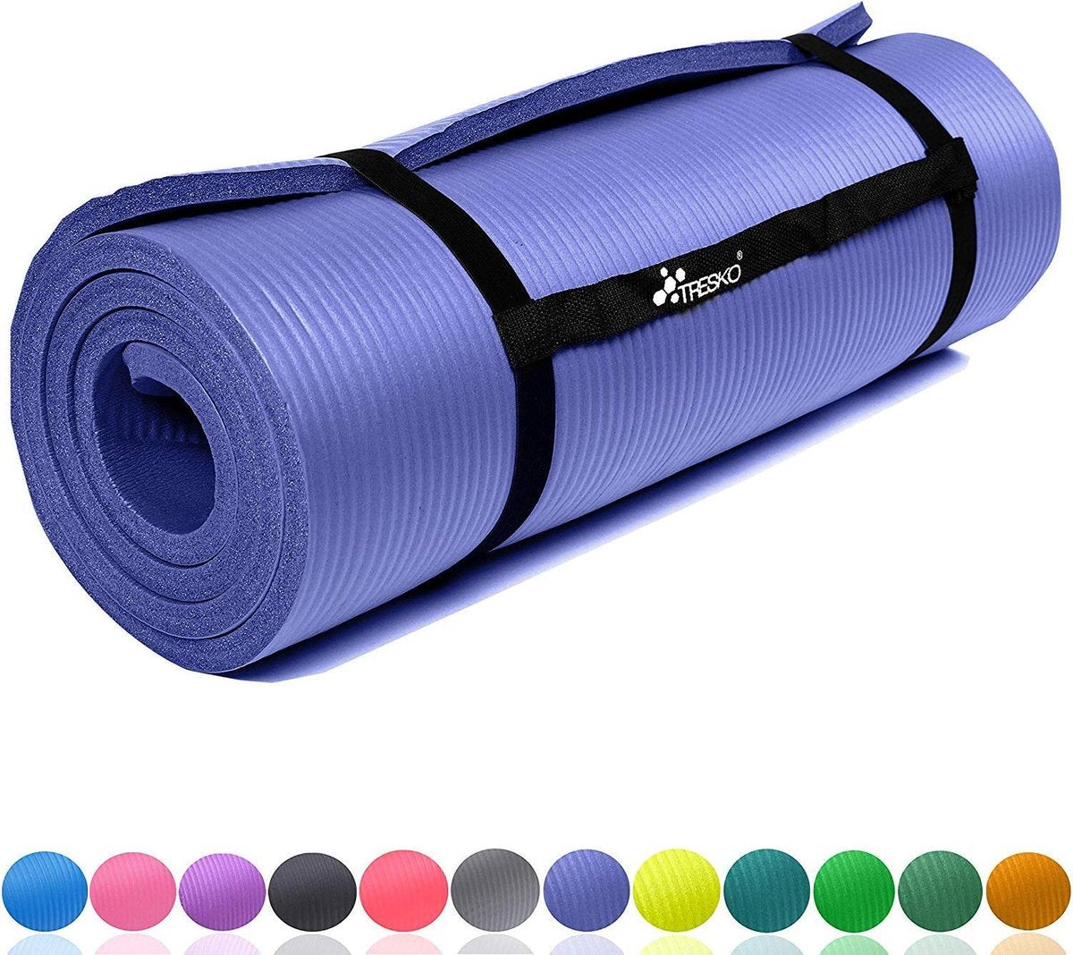 Tresko Fitnessmat - 185x60 cm - 1
