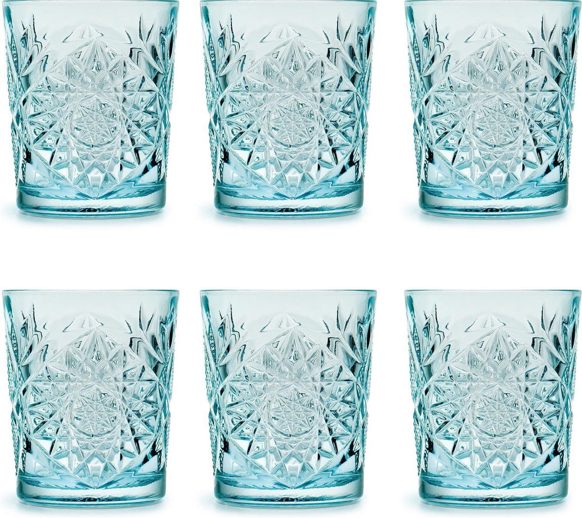 Libbey Drinkglas Hobstar Sky Blue – 355 ml/ 35