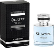 MULTI BUNDEL 2 stuks QUATRE POUR HOMME Eau de Toilette Spray 50 ml