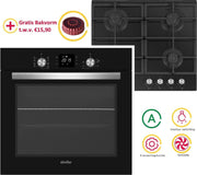 SIMFER BO6813 Inbouw Oven + BIH6401 Inbouw Gaskookplaat Combinatie Set