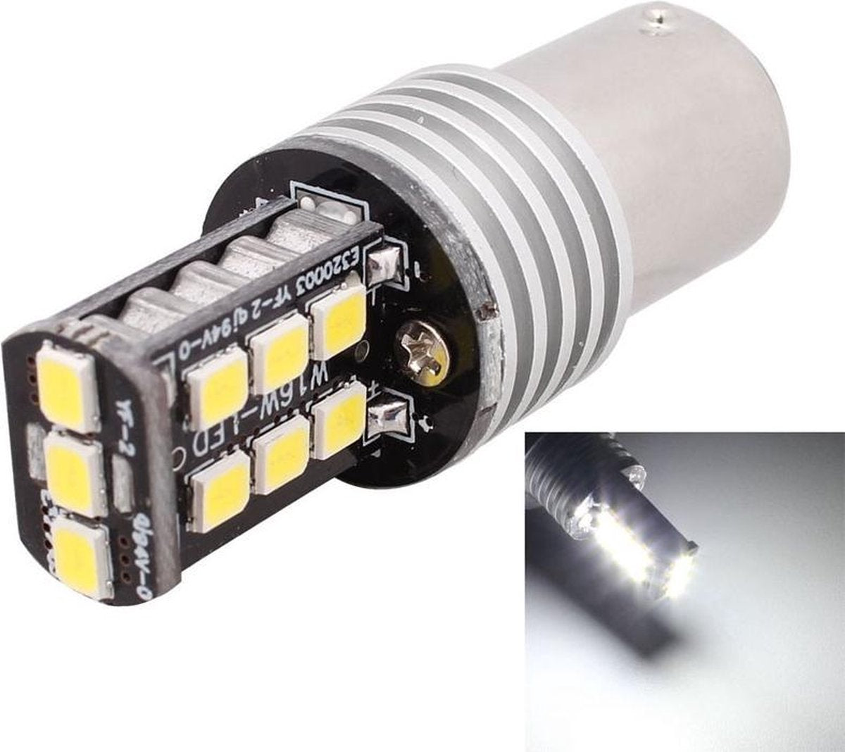 2 STUKS 1156 3 W LED 300LM SMD 2835 Achterlicht van auto / achteruitrijlicht voor voertuigen