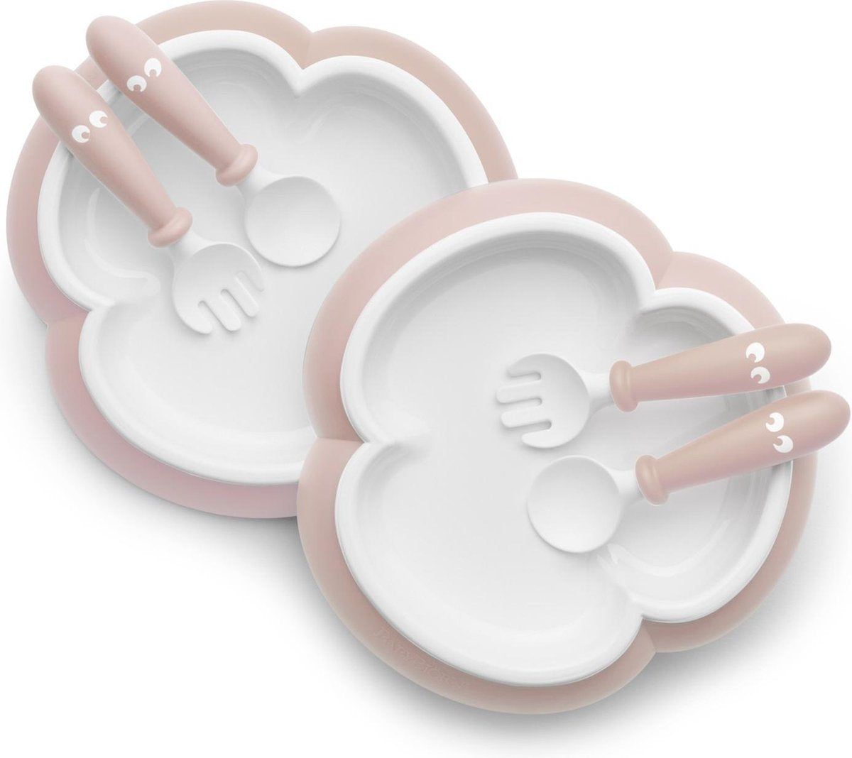 BABYBJÖRN Babybord Lepel en Vork set van 2 - Pastelroze