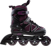 Coolslide Butters  Inlineskates - Maat 35-38 - UnisexKinderen en volwassenen - paars/zwart