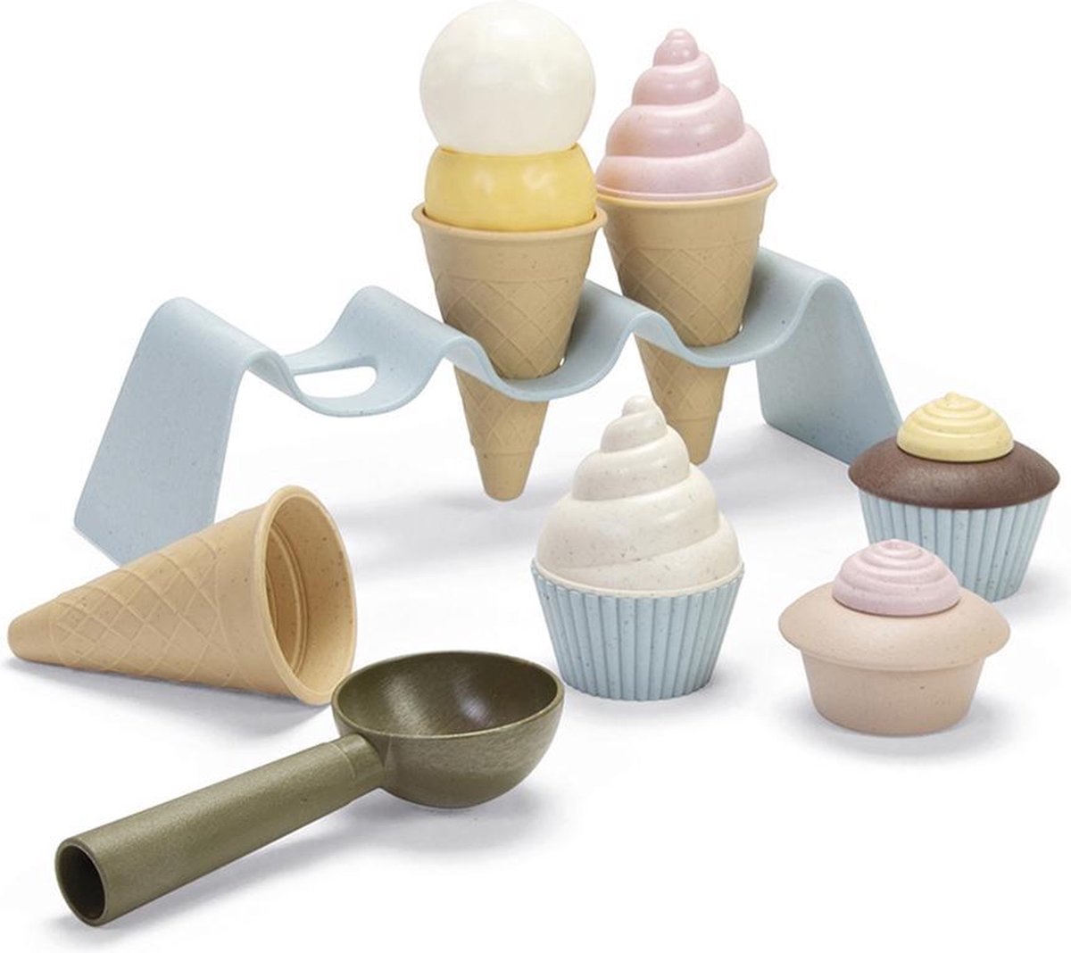Dantoy - Bio Speelgoed ijsjes set - 15 stuks
