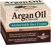 HerbOlive Argan Olie Anti-Rimpel Gezichtcrème *Normaal & Droge Huid* 50ml