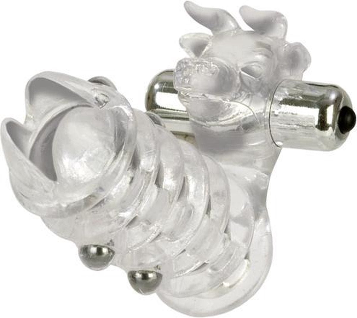 California Exotic Novelties El Toro Enhances - Penissleeve - Transparant - Met Kralen - Ø 30 mm