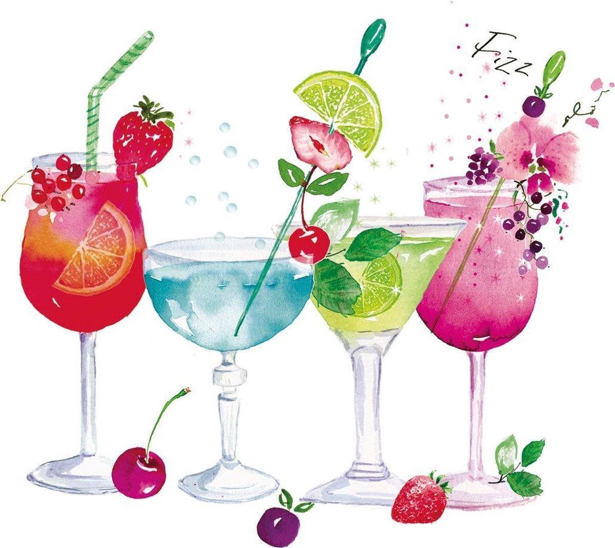 PPD - Servetten - 33x33cm - Birthday Cheers