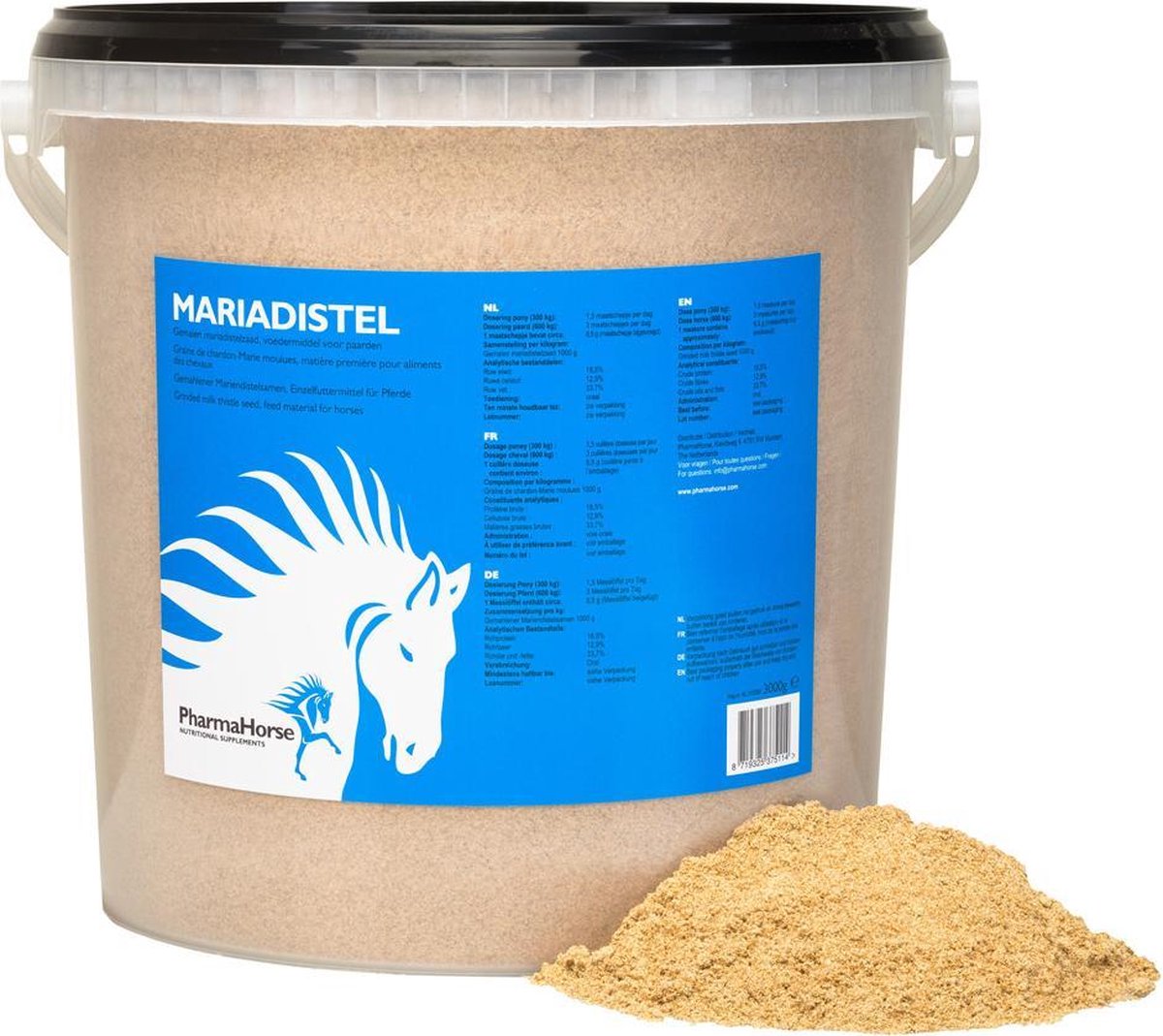 Mariadistelzaad paard 3000 gram