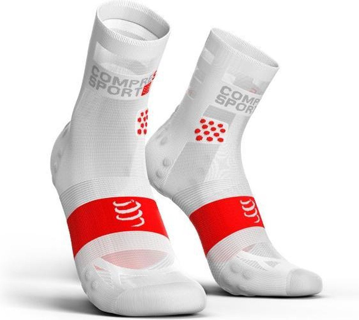 Compressport Pro Racing Socks V3.0 Run Hi Wit - maat : 39-41