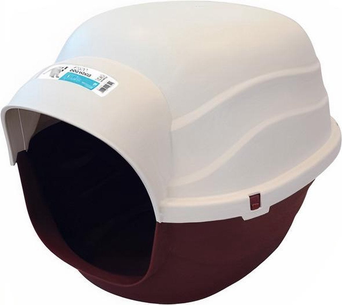 M-pets Reiskennel Igloo 72 X 53 X 49 Cm Rood/ivoorwit