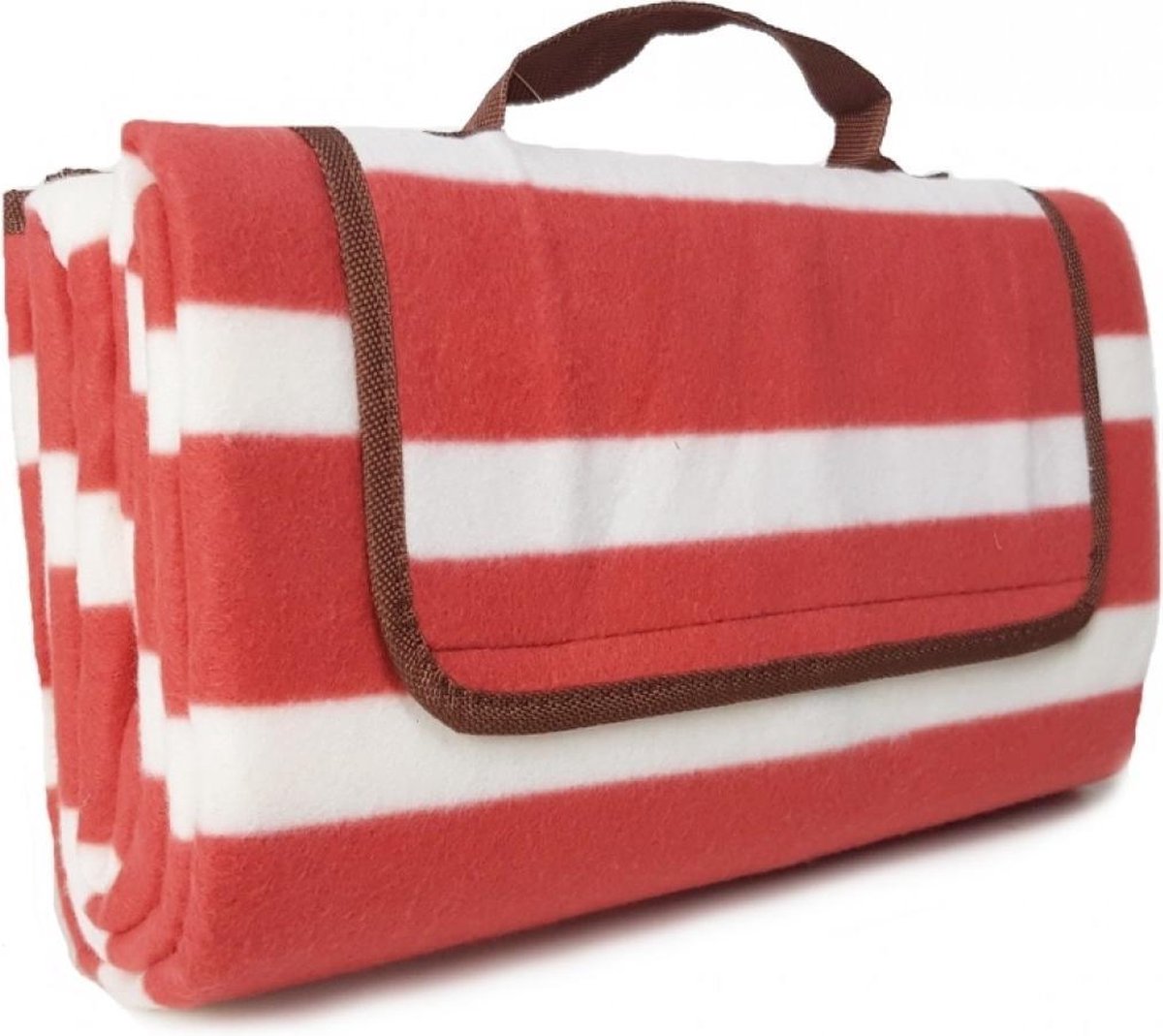 picknickkleed Rood en Wit gestreept 130x150CM