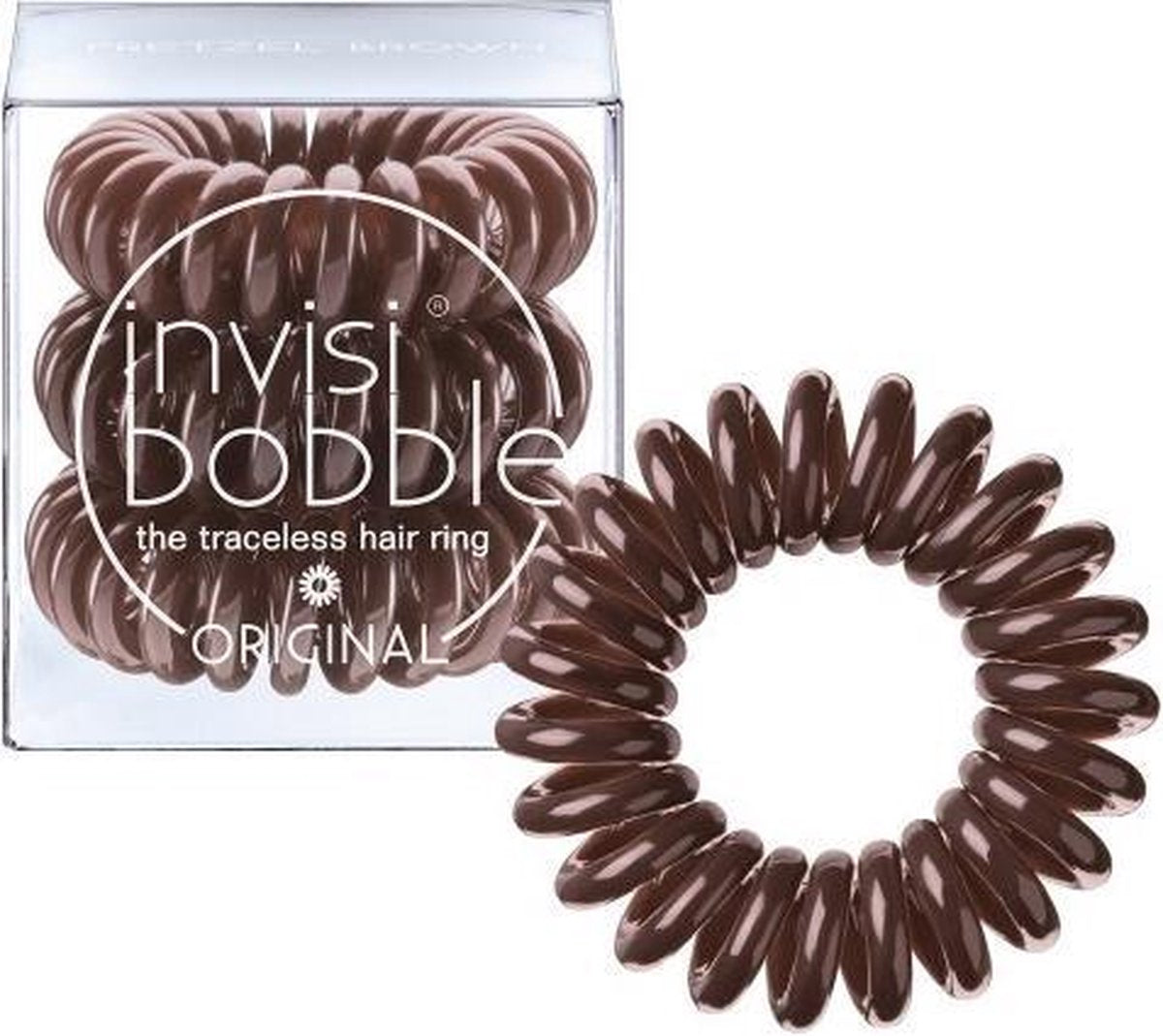 Invisibobble Pretzel Brown - 3 stuks
