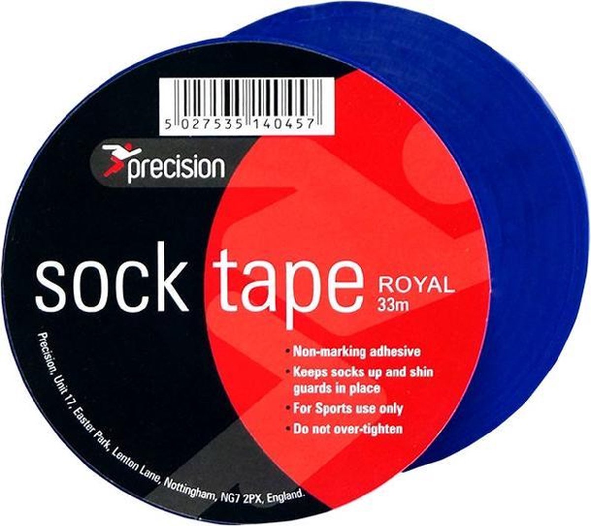 Precision Sokkentape 33 M X 19 Mm Pvc Blauw 10 Stuks