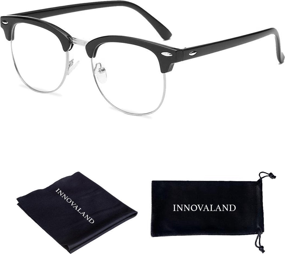Innovaland Computerbril Premium - Blauw Licht bril - Beeldschermbril - Blue Light Glasses - Blauw Licht Bril Zonder Sterkte - Blauw Licht Bril Filter Brillen - Blue Light Filter Bril - Blauw Licht Filter Bril - Gaming Bril - Game bril
