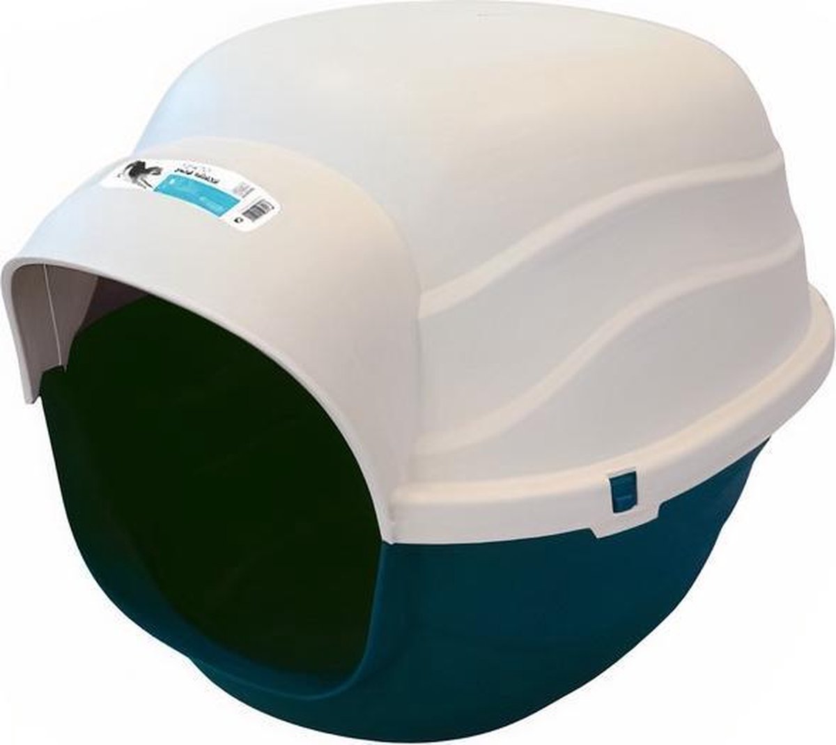 M-pets Reiskennel Igloo 100 X 71 X 67 Cm Blauw/ivoorwit