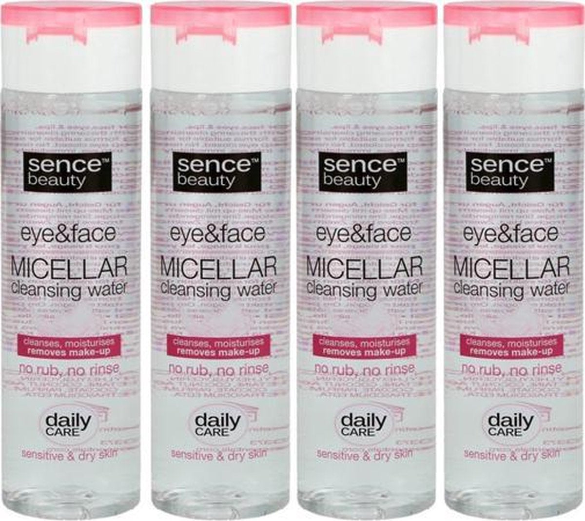 Sence Micellair Water - Droge & Gevoelige Huid - 4 x 200 ml