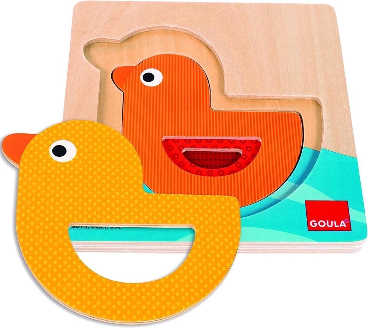 Goula Eend Puzzel - Houten Kinderpuzzel