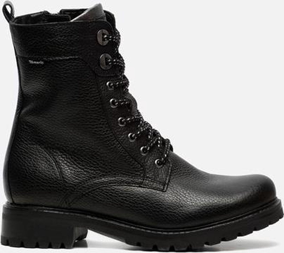 Tamaris Veterboots zwart - Maat 36