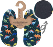 Slipstop Waterschoen Kinderen / Zwemschoenen / Zwemslof / Antislip Schoen / Gymschoen - Jongen - Dinosaurus Gekleurd INF 18/20