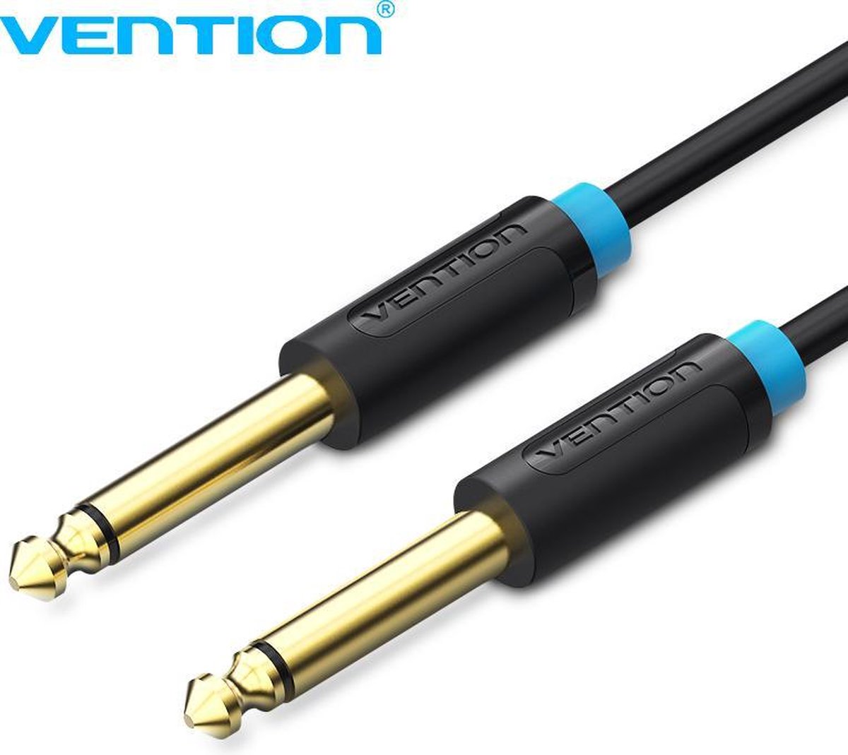 Vention 6.35mm Jack naar 6.35mm Jack Audio Kabel - Aux kabel voor elektrische gitaar