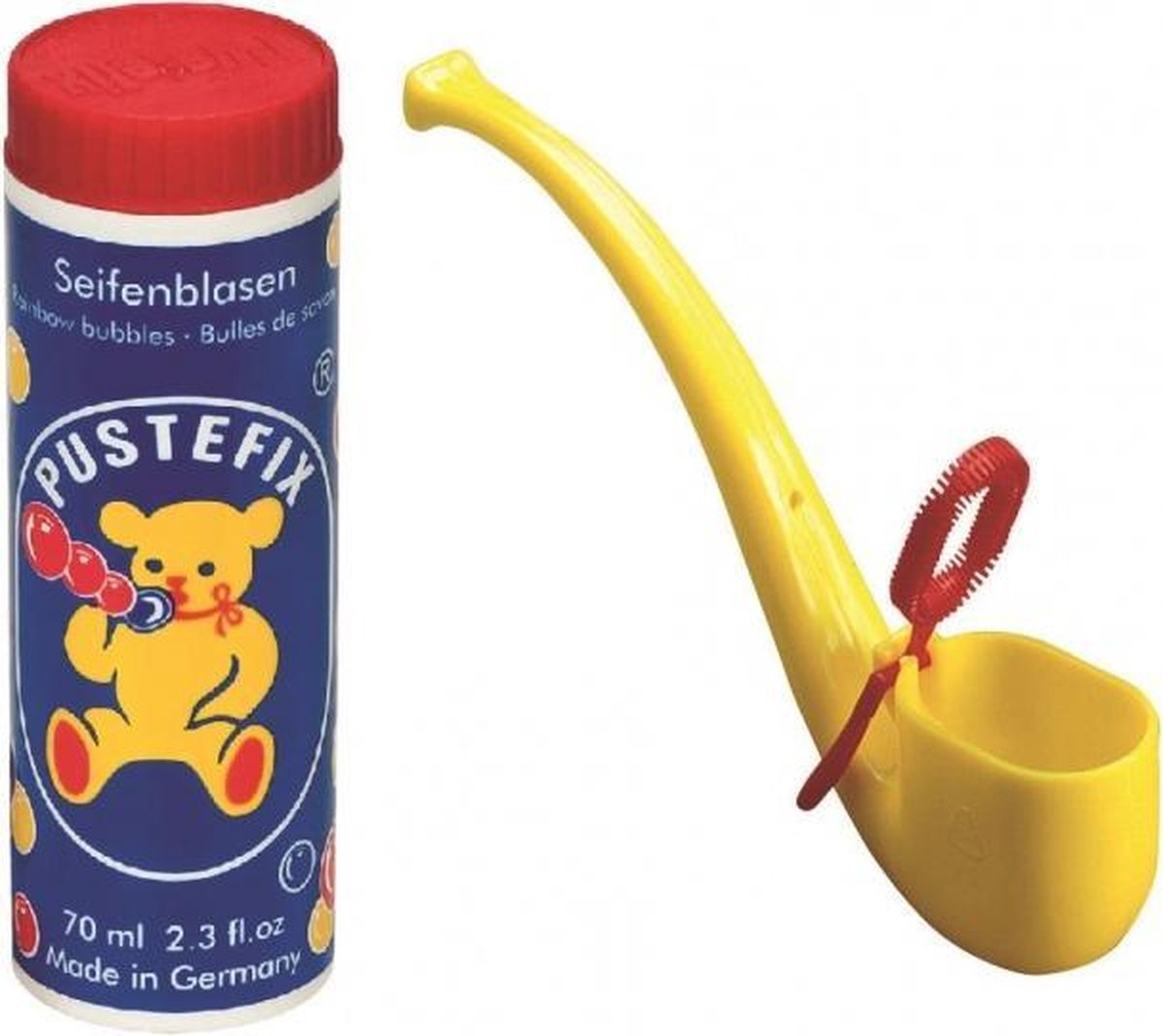 Pustefix Bellenblaas pijp geel