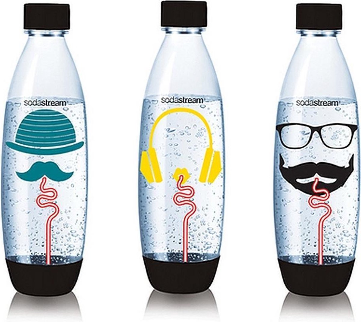 SodaStream herbruikbare Fuse flessen -  Tripack - Hipster