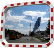 Verkeersspiegel Wit & Rood  x  x