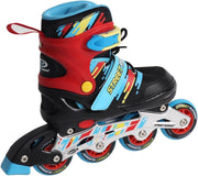 Laubr skeelers Streetrunner abec 5 maat 35-38 multicolor - Zwart