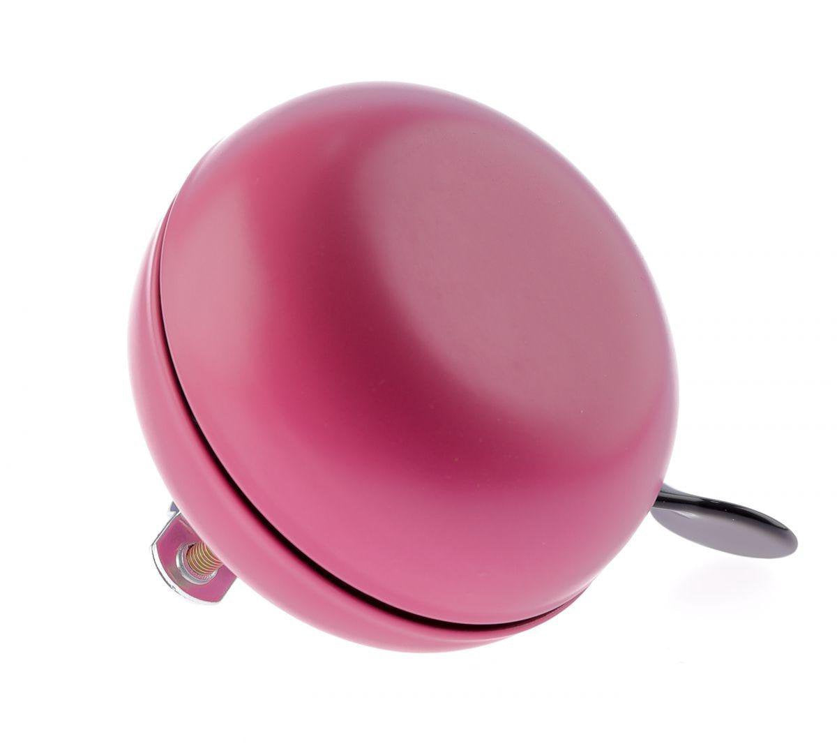 Fietsbel Ding Dong Cabernet Pink 80 mm - mat roze