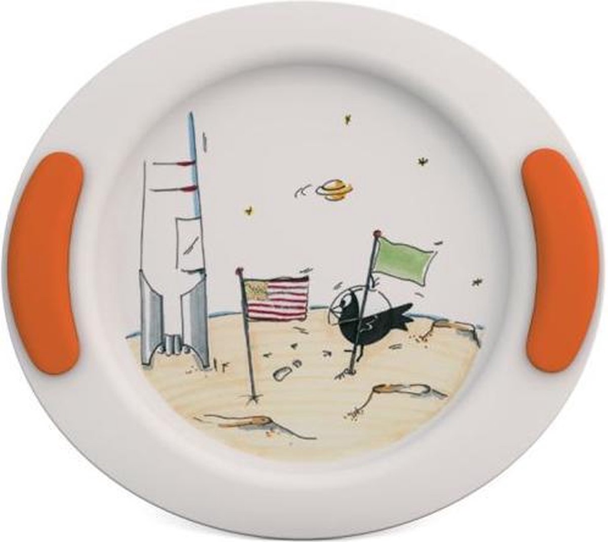 Kinderbord Ruimtevaart - Oranje