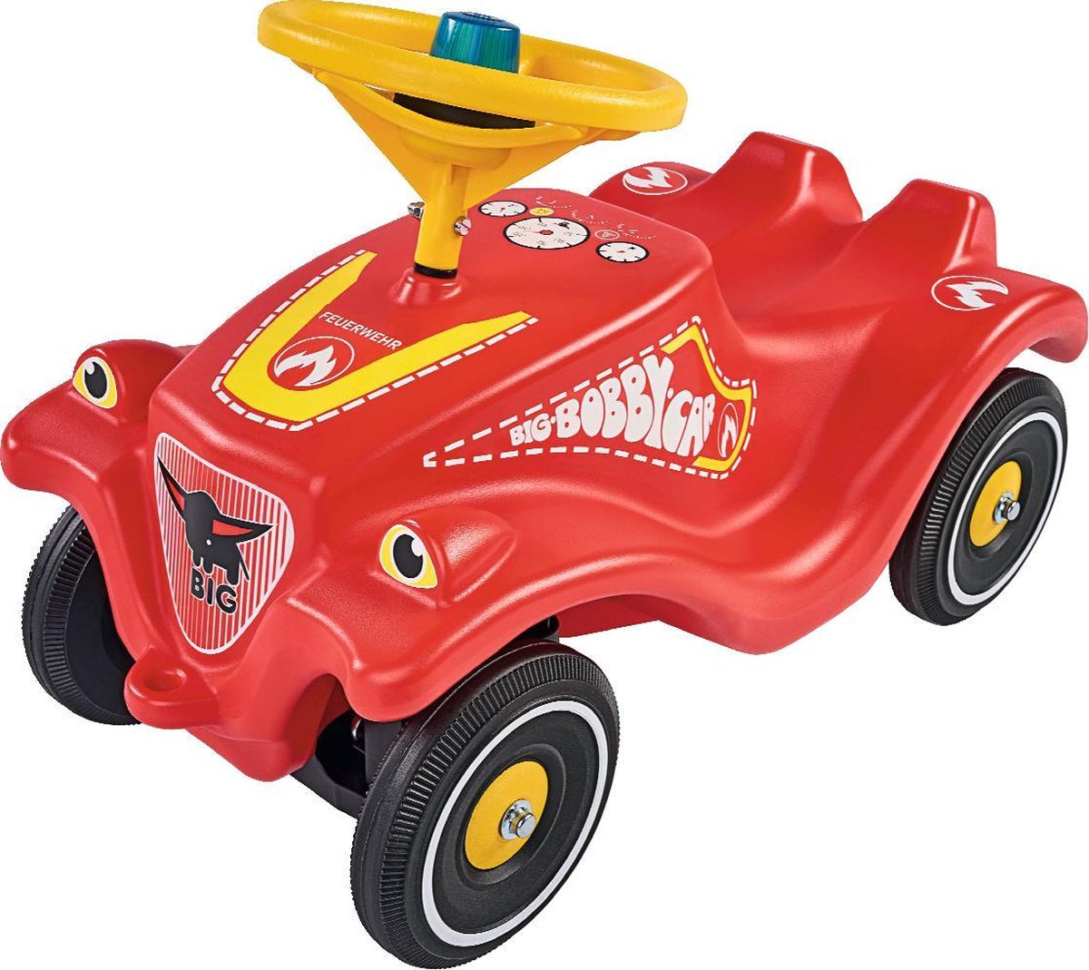 BIG Bobby Car Classic - Loopauto - Rijspeelgoed - Brandweer - Rood