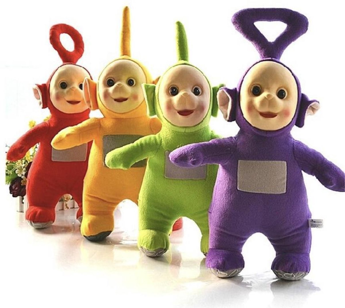 4x Teletubbies knuffels | 26 cm | Tinky Winky | Dipsy | Laa-Laa |Po