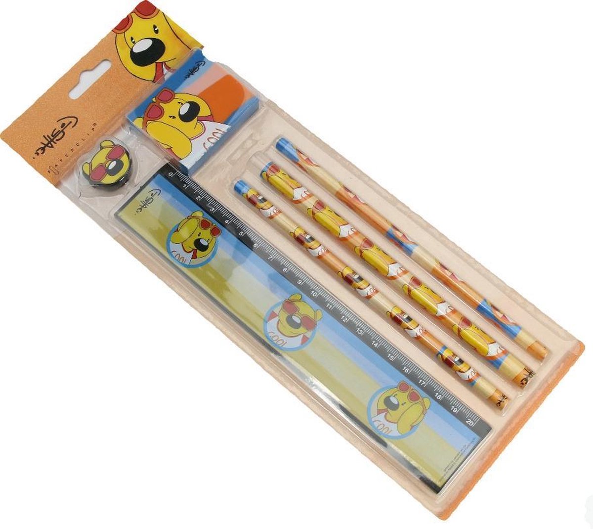 Winnie The Pooh - Liniaal - Potlood - Gum - Puntenslijper