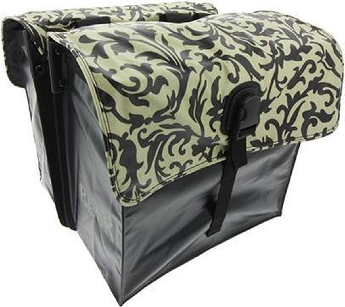 BECK Small Decoration Black/White Dubbele Fietstas 35 Liter