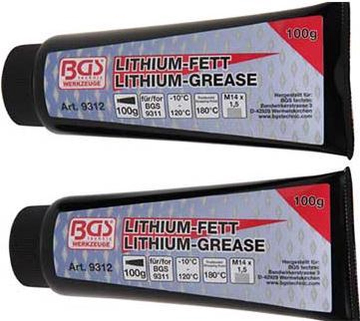 Vet (2 tubes) voor vetspuit mini (BGS  9311)