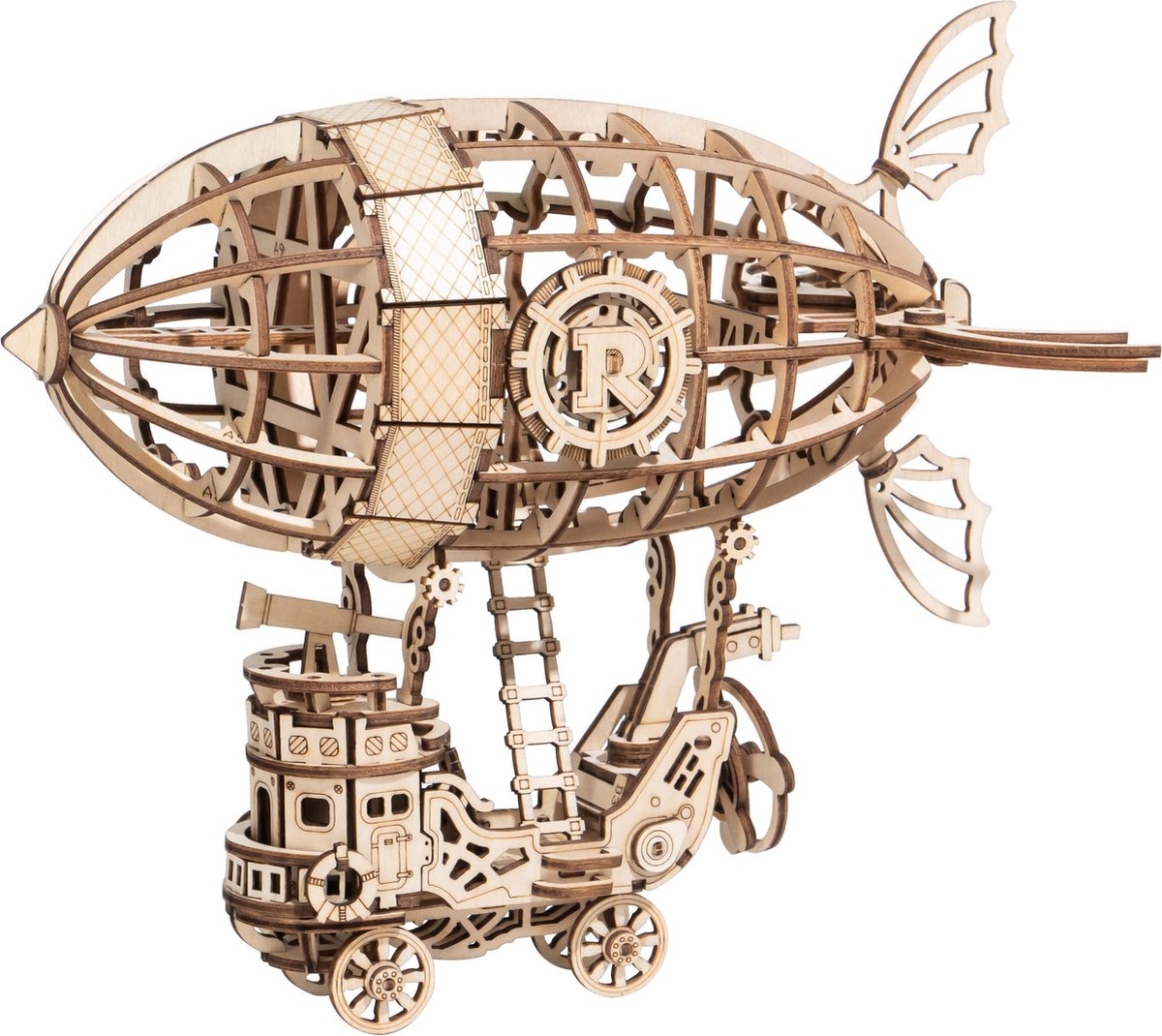 Robotime 3d-puzzel Airship 18 Cm Hout Naturel 176-delig