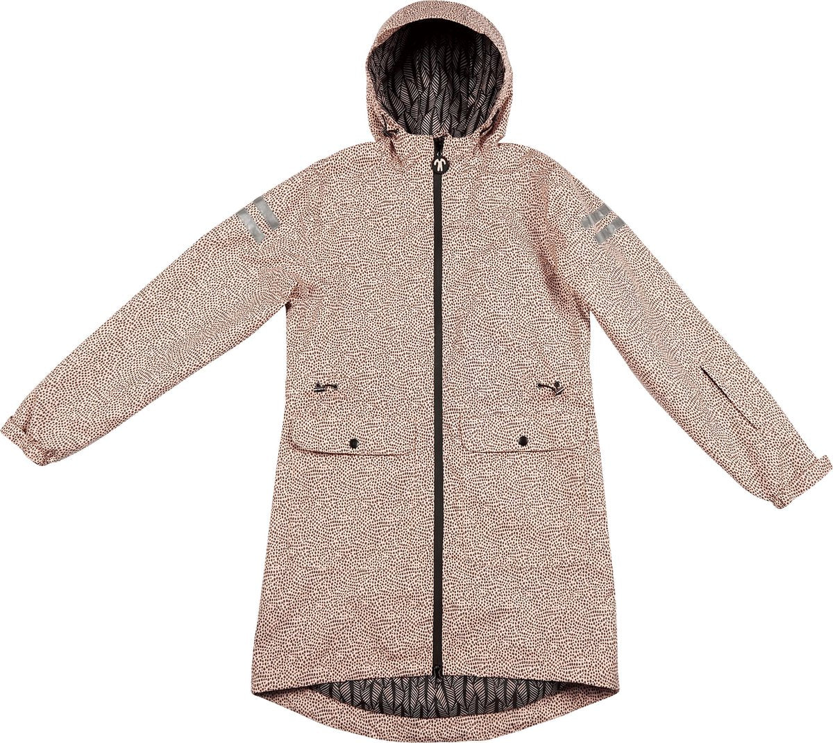 Ducksday - regenjas voor dames halflang - waterdicht - June - Large