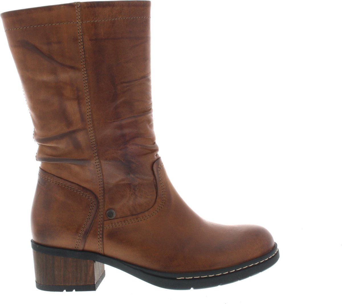 Dames Laarzen Wolky 0126130-430 Edmonton Softy Cognac - Maat 41