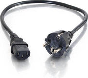 C2G 0.5m Universal Power Cord electriciteitssnoer Zwart 0