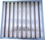 Lamellenfilter 495x495x25mm voor Horeca Afzuigkap