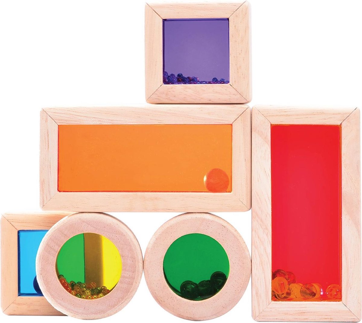 Wonderworld Regenboog geluidsblokken