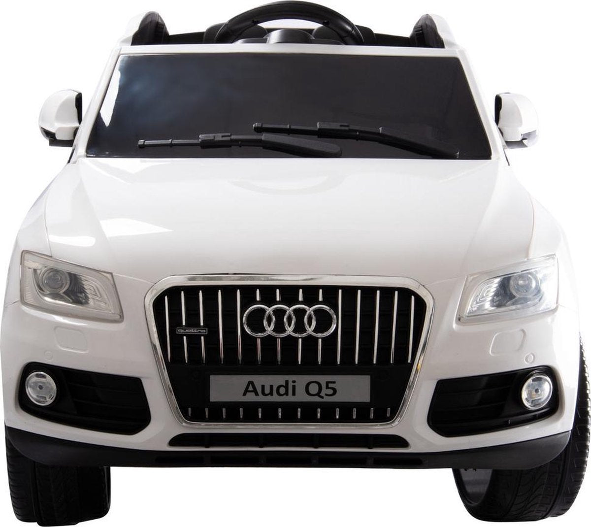 Elektrische Kinderauto Audi Q5 Wit 12V Met Afstandsbediening